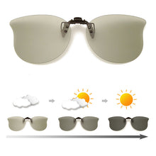 Load image into Gallery viewer, Men Women Polarized Clip On Sunglasses Driving Night Vision Lens Car Driver Goggles Anti-UVA UVB Clip Custom Prescription Myopia