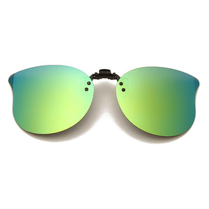 Men Women Polarized Clip On Sunglasses Driving Night Vision Lens Car Driver Goggles Anti-UVA UVB Clip Custom Prescription Myopia