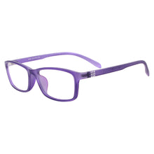 Load image into Gallery viewer, Men Women Rectangular Eyeglasses Plastic TR90 Flexible Full Rim Glasses Frame For Prescription Lenses Myopia Reading