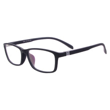Load image into Gallery viewer, Men Women Rectangular Eyeglasses Plastic TR90 Flexible Full Rim Glasses Frame For Prescription Lenses Myopia Reading