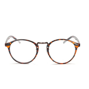 Men Women Round Myopia Glasses With Degree Retro Plastic Frame Prescription Eyeglasses Diopter 0 -1.0 -1.5 -2.0 -2.5 To -6.0
