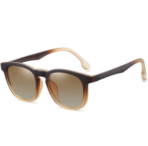 Men Women Square Anti-blue Light TR90 Optical Glasses With Magnetic Clip On Anti-glare Polarized UV400 Outdoor Sunglasses 95916