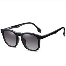 Load image into Gallery viewer, Men Women Square Anti-blue Light TR90 Optical Glasses With Magnetic Clip On Anti-glare Polarized UV400 Outdoor Sunglasses 95916