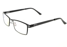 Load image into Gallery viewer, Men Women Square Black Screwless Reading Glasses +1 +1.5 +2 +2.5 +3 +3.5 +4