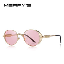 Load image into Gallery viewer, Men/Women Steampunk Vintage Sunglasses Brand Design Sunglasses UV400 Protection S'6166