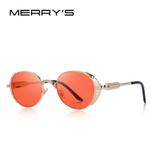 Load image into Gallery viewer, Men/Women Steampunk Vintage Sunglasses Brand Design Sunglasses UV400 Protection S'6166