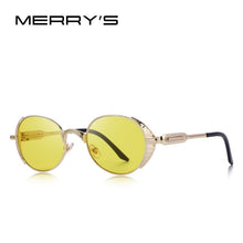 Load image into Gallery viewer, Men/Women Steampunk Vintage Sunglasses Brand Design Sunglasses UV400 Protection S'6166