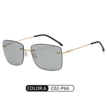 Carica l&#39;immagine nel visualizzatore di Gallery, Uomo Donna Occhiali da sole Classici fotocromatici polarizzati UV400 Lente gialla Driver Guida notturna Occhiali sportivi da uomo 115