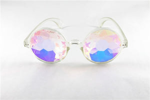Men Women Sunglasses Kaleidoscope Glasses Rave Festival Holographic Glasses Retro Party Cosplay Goggle Futuristic Eyewear 2023