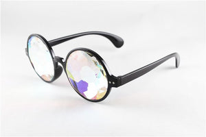 Men Women Sunglasses Kaleidoscope Glasses Rave Festival Holographic Glasses Retro Party Cosplay Goggle Futuristic Eyewear 2023