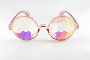 Men Women Sunglasses Kaleidoscope Glasses Rave Festival Holographic Glasses Retro Party Cosplay Goggle Futuristic Eyewear 2023