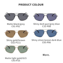 Load image into Gallery viewer, Men Women Sunglasses Retro Vintage Alloy Polarized UV400 Lens Cat Eye Eyeglasses Ladies Eyewear For Male/Female W121