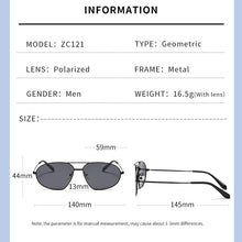 Load image into Gallery viewer, Men Women Sunglasses Retro Vintage Alloy Polarized UV400 Lens Cat Eye Eyeglasses Ladies Eyewear For Male/Female W121