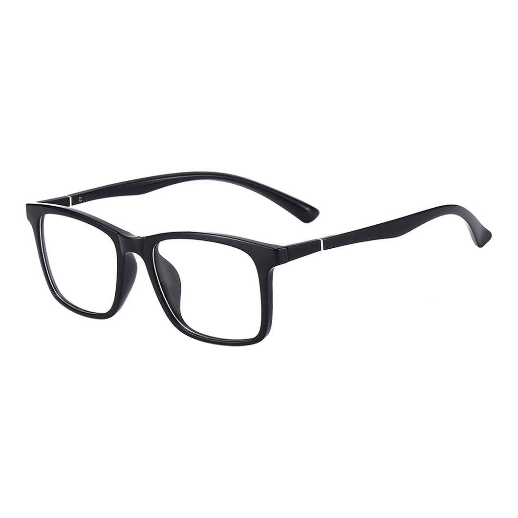 Men Women Transparent Rectangular Plastic Eyeglasses Lightweight TR90 Prescription Glasses Frame For Myopia Reading Lenses