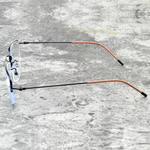 Load image into Gallery viewer, Men Women Ultralight Half-rim Progressive Multifocal Reading Glasses See Far And Near +0.75 +1 +1.25 +1.5 +1.75 +4 With Case
