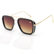 Load image into Gallery viewer, Men Women Vintage Steampunk Sunglasses Brand DesignerTony Stark Iron Man Goggles Retro Windproof Steam Punk Sun Glasses UV400