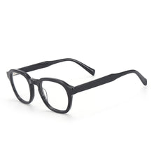 Carica l&#39;immagine nel visualizzatore di Gallery, Men and Women Acetate Full Rim Optical Glasses Frame Round With Spring Hinge For Myopia Prescription Lenses
