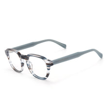 Carica l&#39;immagine nel visualizzatore di Gallery, Men and Women Acetate Full Rim Optical Glasses Frame Round With Spring Hinge For Myopia Prescription Lenses