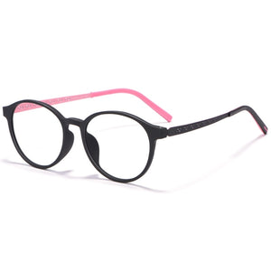 Men and Women Comfortable Round Frame Retro Glasses Frame Pure Titanium Spectacle Frame Optical Prescription Glasses 8868T