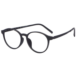Men and Women Comfortable Round Frame Retro Glasses Frame Pure Titanium Spectacle Frame Optical Prescription Glasses 8868T
