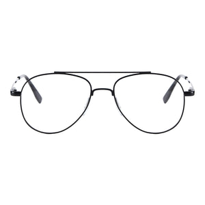 Men and Women Double Bridge Metal Full Rim Glasses Frame With Spring Hinge For Prescription Lenses Myopia Reading Lenses