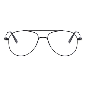 Men and Women Double Bridge Metal Full Rim Glasses Frame With Spring Hinge For Prescription Lenses Myopia Reading Lenses