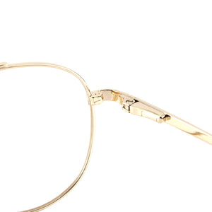Men and Women Double Bridge Metal Full Rim Glasses Frame With Spring Hinge For Prescription Lenses Myopia Reading Lenses