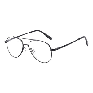 Men and Women Double Bridge Metal Full Rim Glasses Frame With Spring Hinge For Prescription Lenses Myopia Reading Lenses