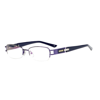 Men and Women Eyeglasses Metal Half Rim Oval Large Glasses Frame For Optical Lenses Myopia Reading Progressive Prescription Lens