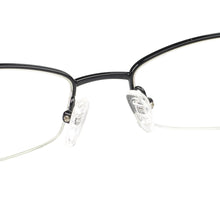 Carica l&#39;immagine nel visualizzatore di Gallery, Men and Women Eyeglasses Metal Half Rim Oval Large Glasses Frame For Optical Lenses Myopia Reading Progressive Prescription Lens