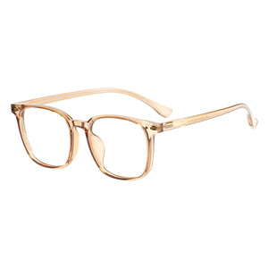 Men and Women Lightweight Square Eyeglasses TR90 Full Rim Transparent Prescription Glasses Frame For Optical Lenses