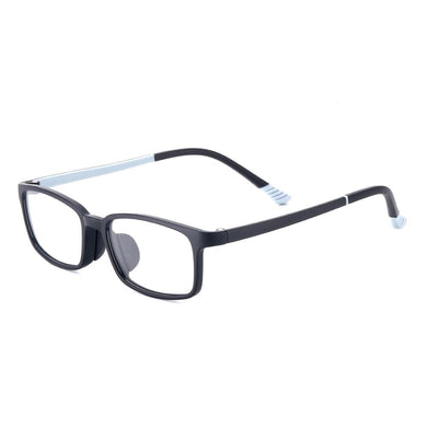 Men and Women Lightweight Full Rim TR90 Rectangle Small Black Optical Frames Prescription For Myopia Presbyopia Progressive Lens