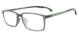 Men and Women Lightweight TR90 Spectacles Rectangular Sport Eyewear Frame With Anti Slip Holder For Multifocal Myopia Lenses