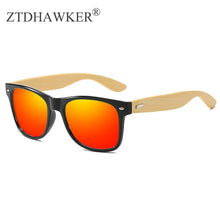 Load image into Gallery viewer, Men and Women Polarized Sunglasses Glasses Bamboo Eyeglasses Driving Mirror Colorful Film Series