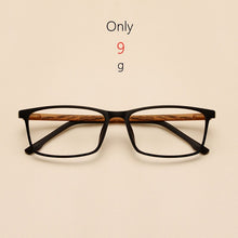 Load image into Gallery viewer, Men and women glasses frame imitation wood grain square glasses retro Optical Spectacle Eyeglasses Glasses 98056