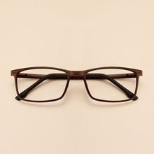 Load image into Gallery viewer, Men and women glasses frame imitation wood grain square glasses retro Optical Spectacle Eyeglasses Glasses 98056