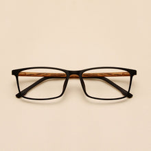 Load image into Gallery viewer, Men and women glasses frame imitation wood grain square glasses retro Optical Spectacle Eyeglasses Glasses 98056