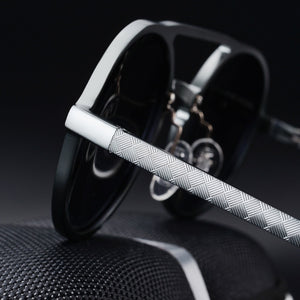 Men's Aluminum Magnesium Polarized Sunglasses Retro Round Frame Sunglasses  Driving Mirror Fishing Goggles Oculos De Sol