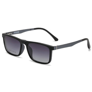 Men's And Women's Myopia Magnetic set Mirror Frame Polarized Sunglasses Full Frame Driving Mirror One Mirror Dual Purpose 2146
