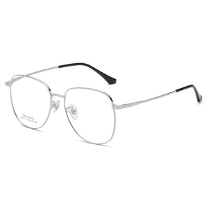 Men's And Women's Metal Big Frame Retro Full Frame β Titanium Myopia Glasses Frame Ultra Light Optical Glasses Frame 2077