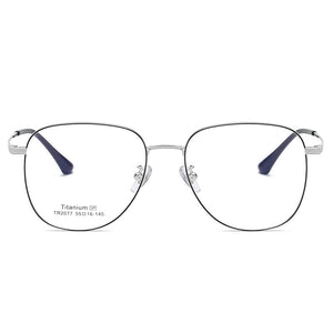 Men's And Women's Metal Big Frame Retro Full Frame β Titanium Myopia Glasses Frame Ultra Light Optical Glasses Frame 2077