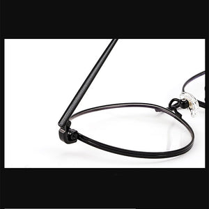 Men's And Women's Retro Pure Titanium Spectacle Frame Ultralight Myopia Eyeglasses Frame Wide Edge Optical Eyeglasses Frame 8810