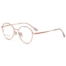 Carica l&#39;immagine nel visualizzatore di Gallery, Men&#39;s And Women&#39;s Retro Pure Titanium Spectacle Frame Ultralight Myopia Eyeglasses Frame Wide Edge Optical Eyeglasses Frame 8810