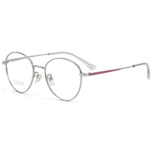 Carica l&#39;immagine nel visualizzatore di Gallery, Men&#39;s And Women&#39;s Retro Pure Titanium Spectacle Frame Ultralight Myopia Eyeglasses Frame Wide Edge Optical Eyeglasses Frame 8810