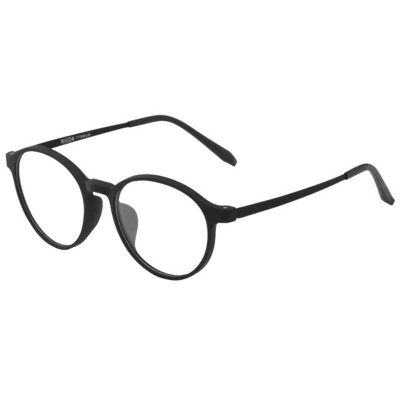 Men's And Women's Retro Round Glasses Frame Ultralight Titanium Alloy Myopia Glasses Optical Prescription Eyeglasses Frame H3050