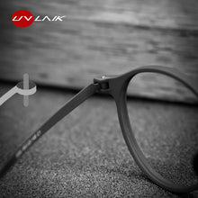 Load image into Gallery viewer, Men&#39;s And Women&#39;s Retro Round Glasses Frame Ultralight Titanium Alloy Myopia Glasses Optical Prescription Eyeglasses Frame H3050