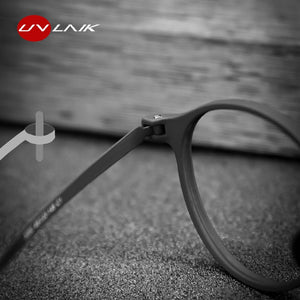 Men's And Women's Retro Round Glasses Frame Ultralight Titanium Alloy Myopia Glasses Optical Prescription Eyeglasses Frame H3050