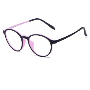 Men's And Women's Retro Round Glasses Frame Ultralight Titanium Alloy Myopia Glasses Optical Prescription Eyeglasses Frame H3050