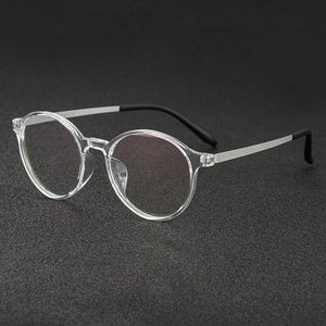 Men's And Women's Retro Round Glasses Frame Ultralight Titanium Alloy Myopia Glasses Optical Prescription Eyeglasses Frame H3050