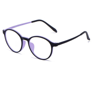 Men's And Women's Retro Round Glasses Frame Ultralight Titanium Alloy Myopia Glasses Optical Prescription Eyeglasses Frame H3050